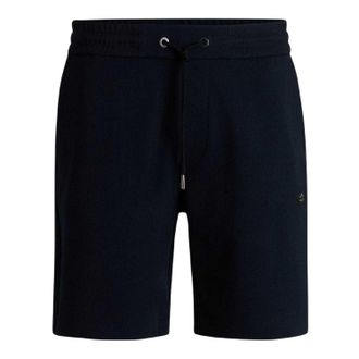 HUGO BOSS Mens C-Leoni 01 Monogram Shorts (Dark Blue) - Size Medium