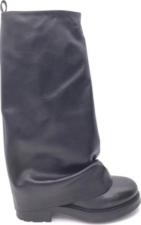 Strategia High Boots - Dames - Hoge Laarzen - Zwart - 39 EU - Leer - Schoenen