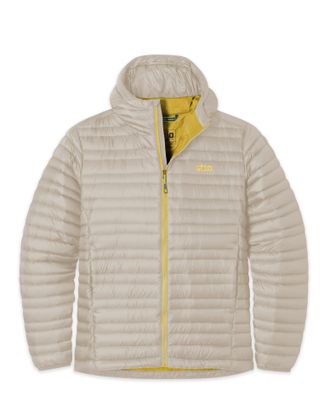 Stio | Mens Pinion Down Hooded Jacket, Size Extra Large in Atmosphere