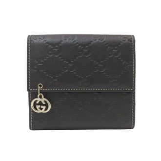 Gucci Black Leather Wallet (Bi-Fold) (Pre-Owned)