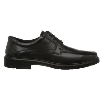 Ecco Ecco Helsinki Derby Leather Mens Lace Up Shoes - Black - Size:UK 10.5-11
