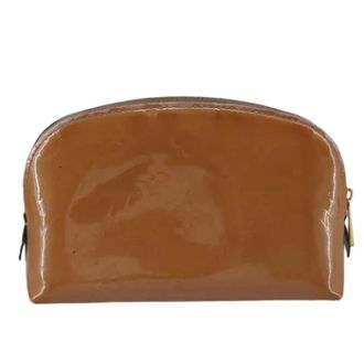 Louis Vuitton Pre-owned Clutches, female, Brown, Size: ONE SIZE Pre-owned Patent Leather Pouch