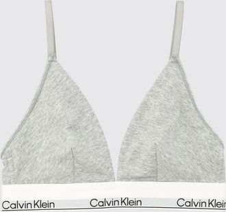 Calvin Klein Reggiseno a triangolo in cotone e modal con logo a contrasto