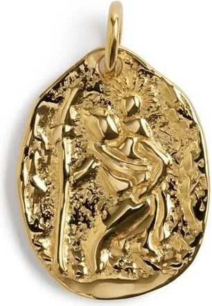Monica Vinader St. Christopher Pendant in 18K Gold Vermeil at Nordstrom