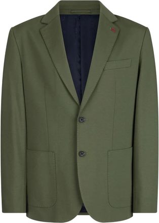 Liu Jo Elegante Jersey Blazer - Heren - Blazers - Groen - L - Leer - Jassen