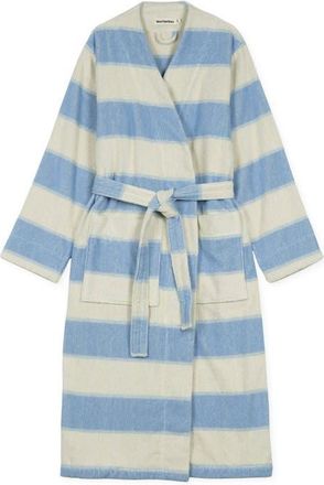 Marimekko Galleria Cotton Terry Cloth Robe in Light Blue at Nordstrom, Size Medium