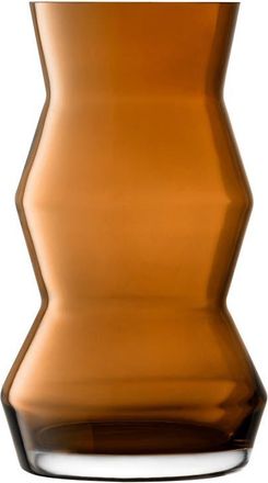 LSA Sculpt Glass Lantern/Vase in Brown/Mocha at Nordstrom