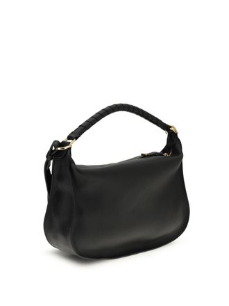 Chlo&eacute; Womens Shoulder Bag Marcie Black Calf Leather