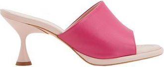 8 by YOOX LEATHER MID-HEEL MULES