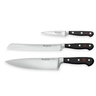 W&uuml;sthof Classic 3 Piece Chefs Knife Starter Set