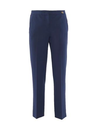 C&acirc;llas Milano CHARLOTTE Stretch Jersey Cropped Boy Pants in Navy at Nordstrom, Size 14