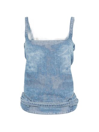 Diesel Womens Denim Tank Top