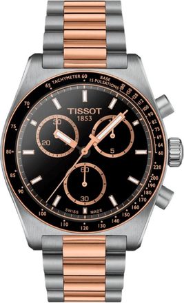 Tissot PR516 Chronograph Black Dial Two-Tone Steel Mens Watch T149.417.22.051.01