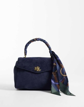 Ralph Lauren borsa cartella blu navy