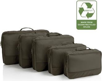 Heys Ecotex Packing Cube 5 Piece Set in Green Moss at Nordstrom