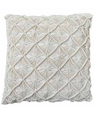 Tiramisu Handwoven & Knitted Cotton Polyfilled Cushion