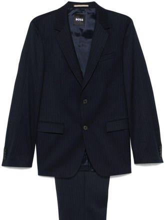 BOSS Houston suit - men - Virgin Wool/Viscose/Polyester/RDS Product Name: BLACK ORCHID EDP Division: TF (TOM FORD BEAUTY) ALCOHOL DENAT. - 52 - Blue