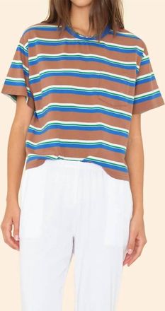 Xirena Womens Paulina Striped Top In Mocha