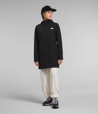 The North Face Shelbe Raschel Parka Jacket Womens Black Full Zip GBO2831