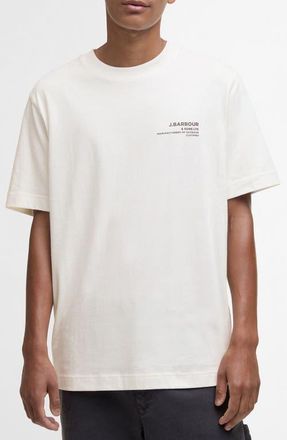 Barbour Parkend Photo Cotton Graphic T-Shirt in Whisper White at Nordstrom, Size Xx-Large