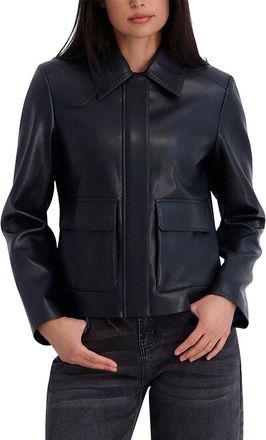 Kenneth Cole Faux Leather Jacket