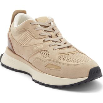 BOSS Jonah Running Shoe in Open Beige at Nordstrom Rack, Size 11Us / 10Uk