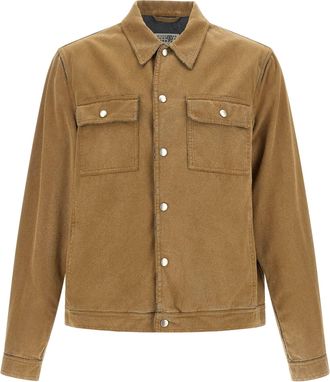 Maison Margiela Cotton blue Mens Jacket