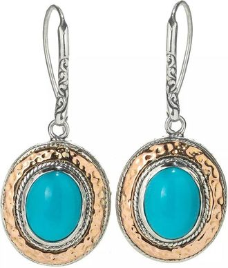 Samuel B. Silver 3.00 Ct. Tw. Sleeping Beauty Earrings