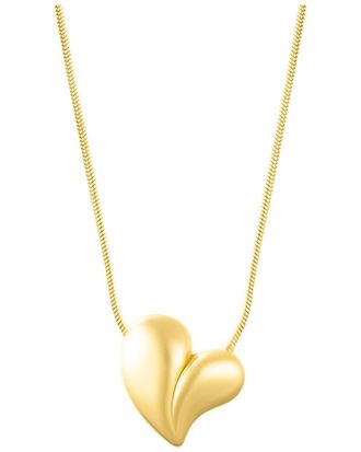 Adornia Adornia 18K Plated Tarnish Resistant Oversized Puffy Necklace