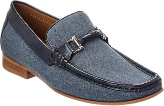 Donald J Pliner Danner Canvas & Leather Loafer