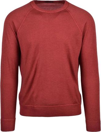 Drumohr Merino Wool Crew Neck Sweater - Brown