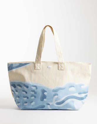 Lacoste Borsa shopping beige-Neutro