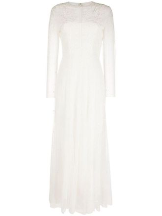 Philosophy di Lorenzo Serafini Tulen jurk - Wit