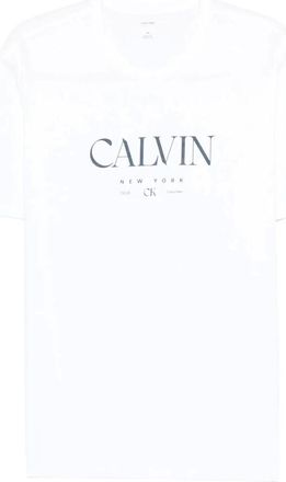 Calvin Klein Hombre, Camisetas, Blanco, Talla: XL