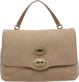 Zanellato Postina Jones Nabuk Nubuck Shoulder Bag