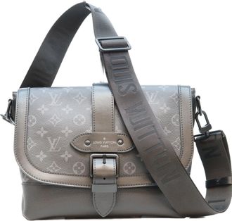 Louis Vuitton Black Monogram Eclipse Shoulder Bag (Pre-Owned)
