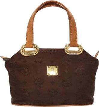 MCM Pre-owned Handbags, female, Brown, Size: ONE SIZE Pre-owned Handbag