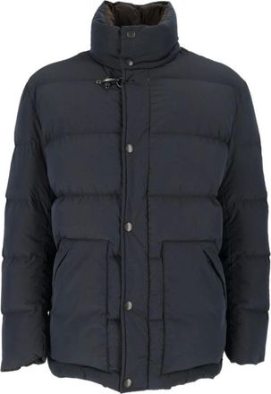 Fay Kort donsjack - Heren - Jassen - Blauw - Maat: 2XL Polyamide