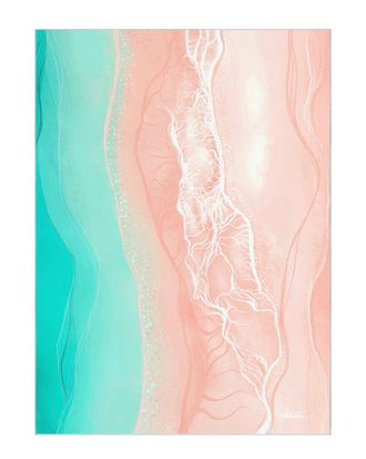 Empire Art Direct Ethereal Shore Washable Art Area Rug