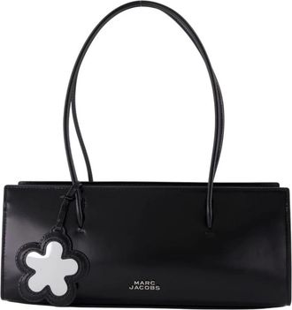 Marc Jacobs Zwarte Leren Satchel Schoudertas - Dames - Schoudertassen - Zwart - ONE Size - Leer - Tassen
