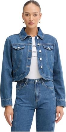 Karl Lagerfeld Fashion Denim Jacket - Dames - Spijkerjassen - Blauw - M - Denim - Jassen