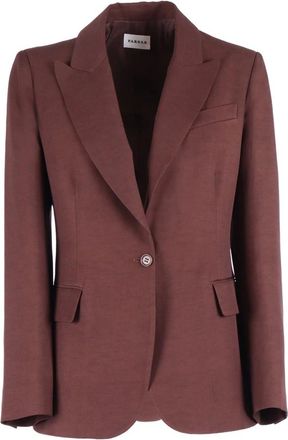 P.A.R.O.S.H. Blazers, female, Brown, Size: M Raisa26 Giacca Monopetto