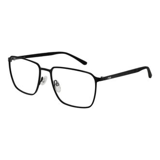 Fila Glasses, male, Black, ONE SIZE, Black Optical Frames Square Style