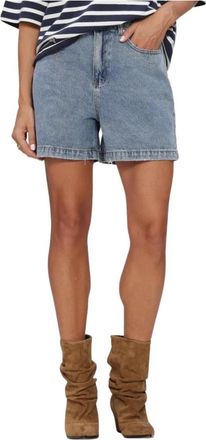 ALIX The Label Woven Bermuda Denim Shorts - Dames - Denim shorts - Blauw - XS - Denim - Korte Broeken
