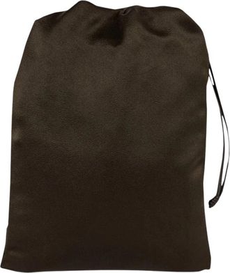 The Row Ray Pouch - Dames - Clutches - Bruin - ONE Size - Satijn - Tassen