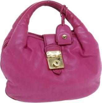 Miu Miu Pre-owned Handbags, female, Pink, Size: ONE SIZE Pre-owned Hand Bag