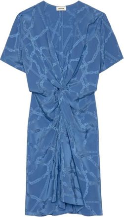 Zadig&Voltaire Short Dresses, female, Blue, XS, Rozom Dress