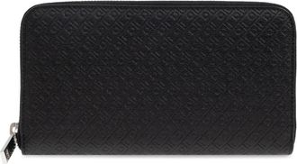 Ferragamo Leren Portemonnee - Heren - Portefeuilles - Zwart - ONE Size - Leer - Accessoires