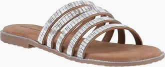 Hush Puppies Womens Paris Womens Slide Sandals - Brown - Size: 8