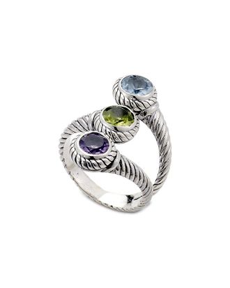 Samuel B. Silver 2.50 Ct. Tw. Gemstone Ring